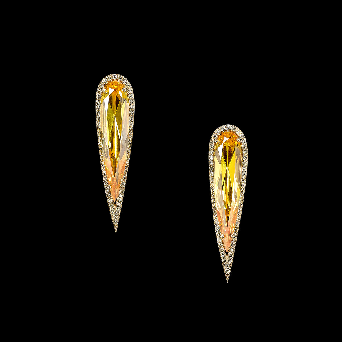 Canary Glimmer Earrings